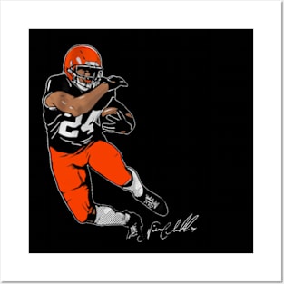 Nick Chubb Superstar Pose Posters and Art